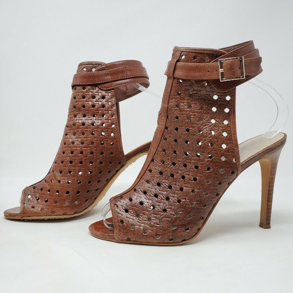 Vince Camuto Shoes | Vince Camuto Karsten Leather Weave Heel Sandal